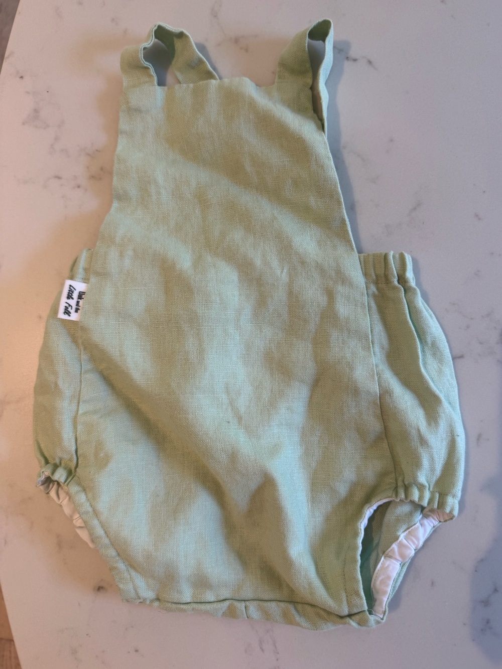 Linen Baby Romper